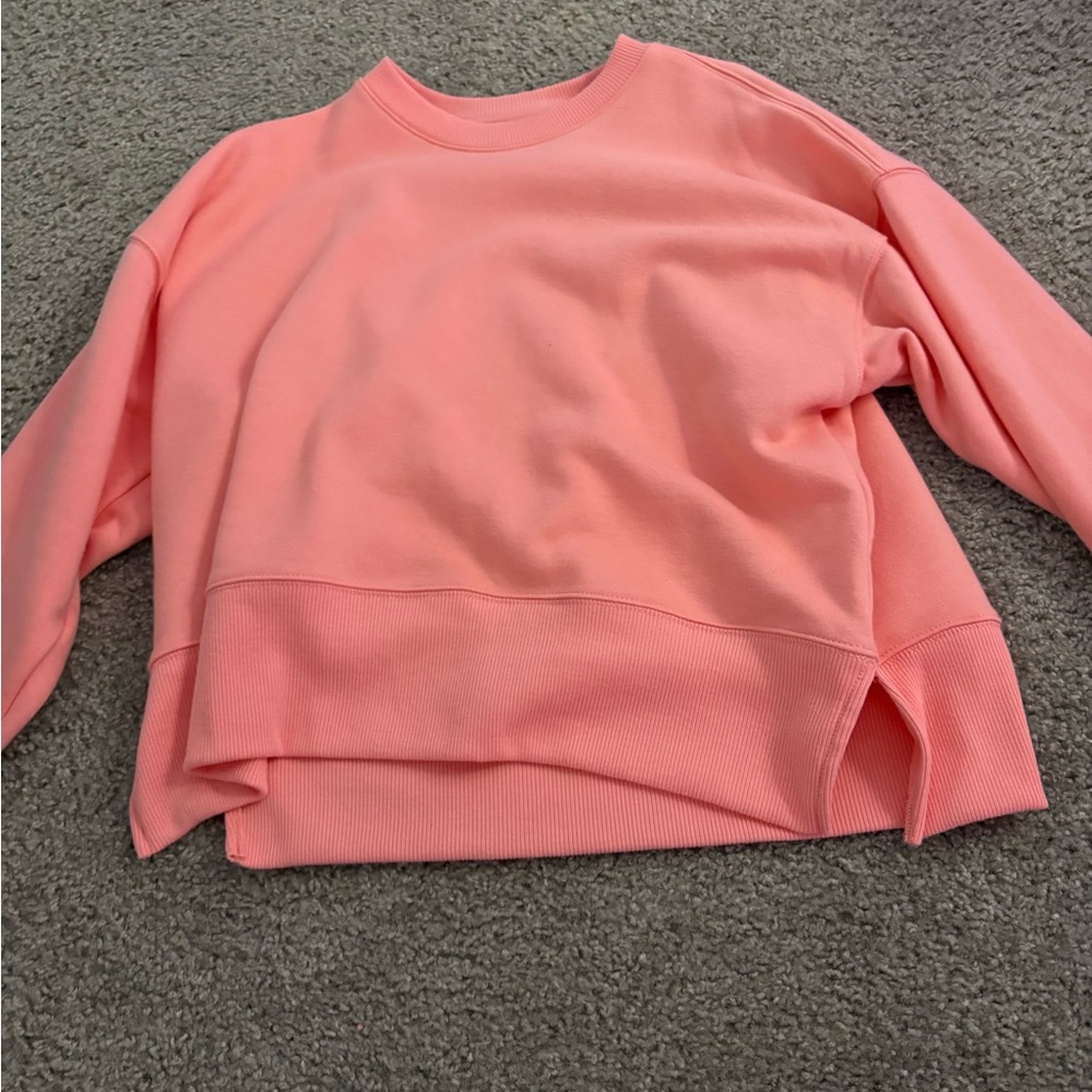 American Eagle Outfitters Pink Crewneck Pullover